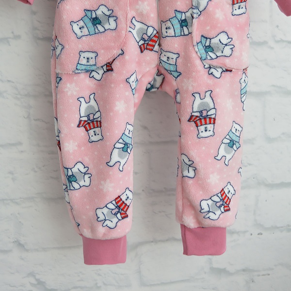 Ромпер для девочки Blanka Медвежонки р.80 розовый 110078 