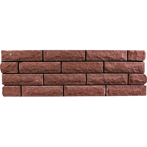 Цегла гіперпресована Літос Скеля пустотіла тичкова Бордо