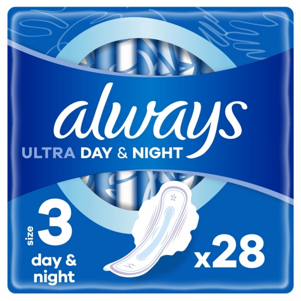 Прокладки гігієнічні Always Day&Night розмір 3 28 шт.
