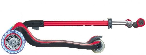 Самокат Globber Elite Prime с подсветкой красный 444-802 