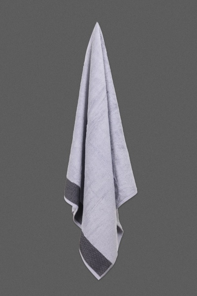 Набор полотенец махровых Bamboo 50х90, 70х140 2шт серый BILTEX 