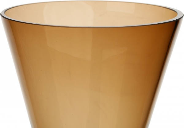 Ваза скляна топаз SHOUT d17 h50 см Wrzesniak Glassworks