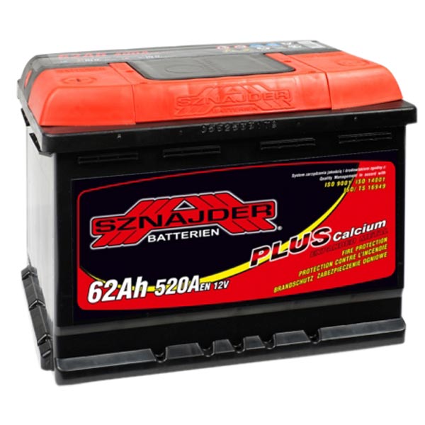 Аккумулятор Sznajder Plus 62 Ач 520 A Снг