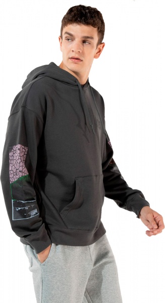 Джемпер Converse Hybrid World Pullover Hoodie 10022008-021 р. S темно-серый