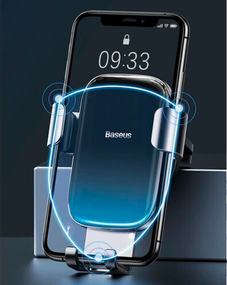 Тримач для смартфона Glaze Gravity Car Mount BASEUS SUYL-LG09 червоний