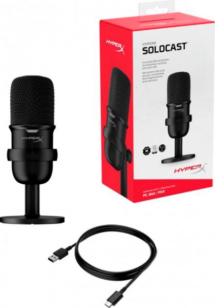 Мікрофон HyperX SoloCast – USB Gaming (4P5P8AA) 