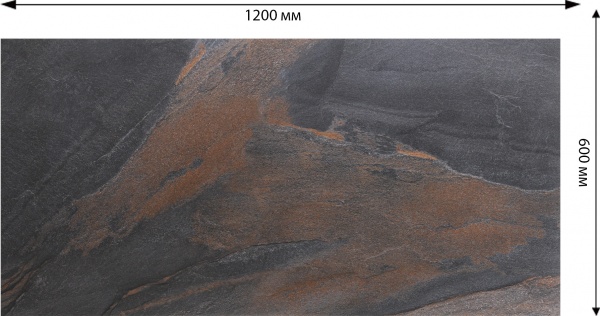 Плитка Allore Group Slate Grey F PC R Mat 60x120 