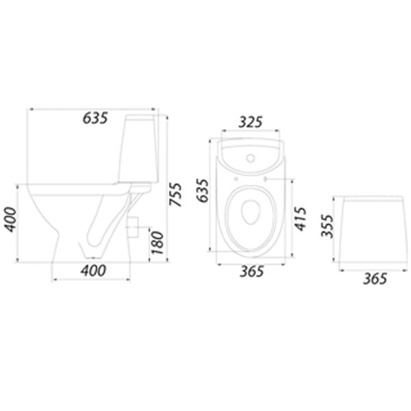 Компакт Colombo Лотос Basic S14942500 с сиденьем