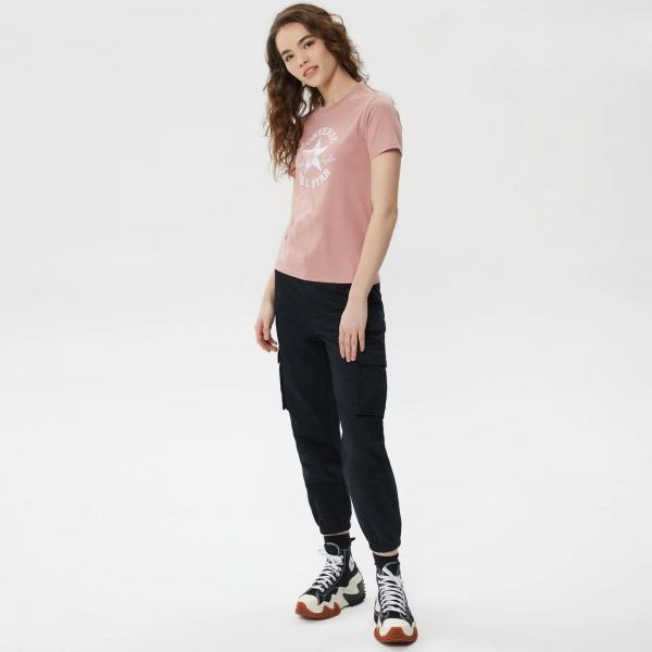 Футболка Converse CHUCK PATCH INFILL TEE 10025041-296 р.XS рожевий