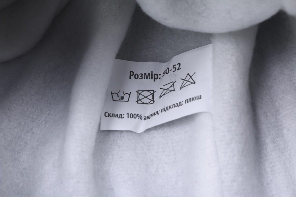 Шапка HW дитяча з мотузочками р.52-54 сірий