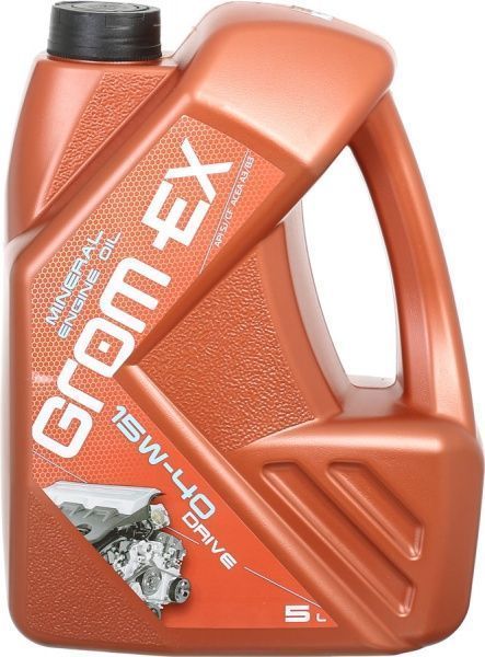 Моторне мастило Grom-Ex DRIVE 15W-40 API SJ/CF 15W-40 5 л