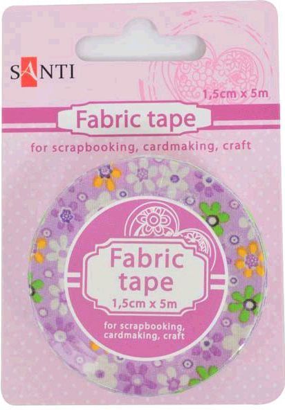 Самоклеющаяся текстильная лента Розовая мечта, 1.5см * 5м 