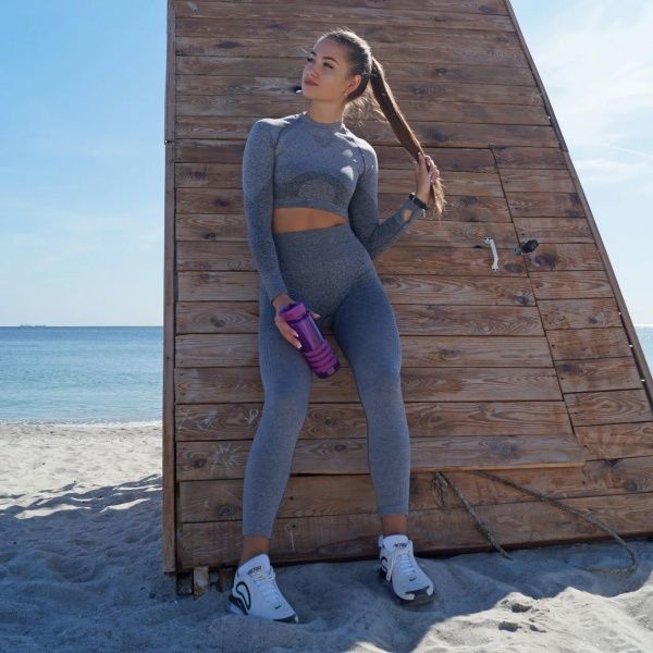 Пляшка для води 750 мл Smile фіолетовий SBP-1_Purple