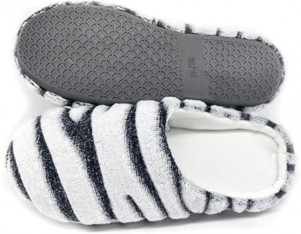 Капці домашні La Nuit HOME Тігрі р. 36-37 сірий 
