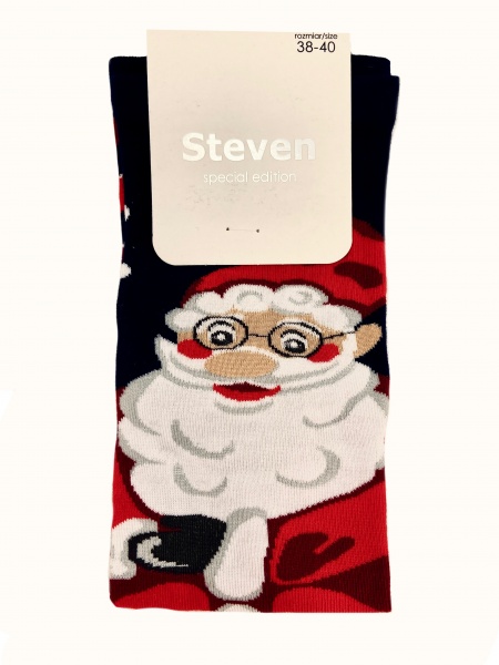 Шкарпетки жіночі Steven 136 063 р. 38-40 темно-синій 