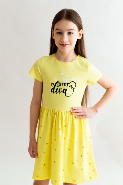 Сукня KOSTA р.110–116 жовтий 2133-8 