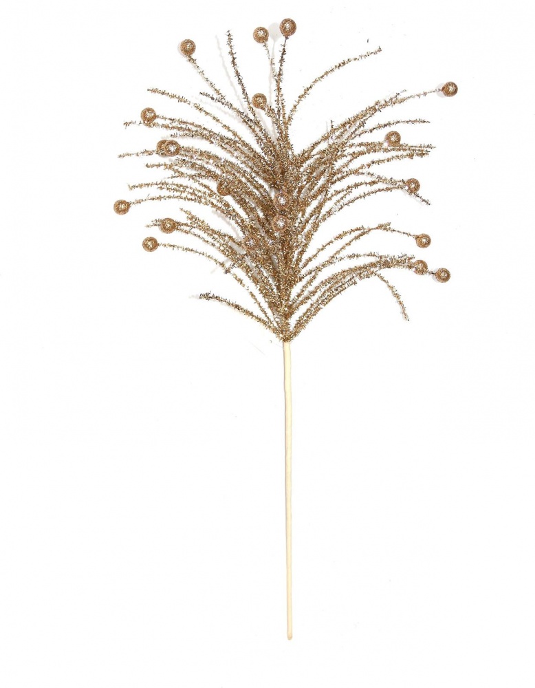 Гілочка декоративна пучки з ягодами в асортименті 3 кольори 60 см TG228025