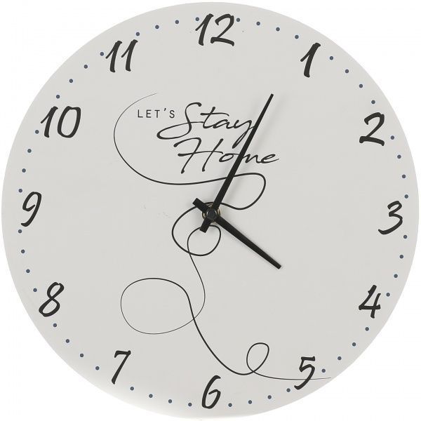 Часы настенные Stay Home 30 см