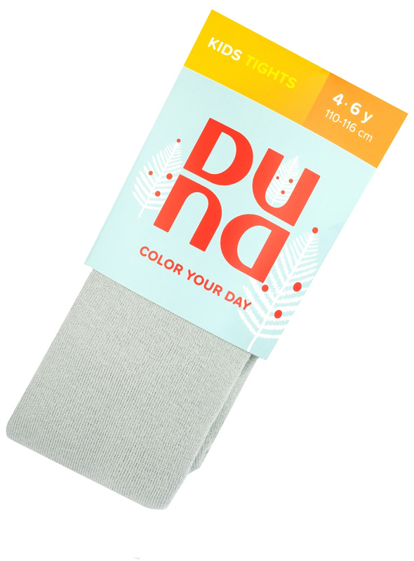 Колготки детские унисекс Duna 4460 р.122-128 светло-серый