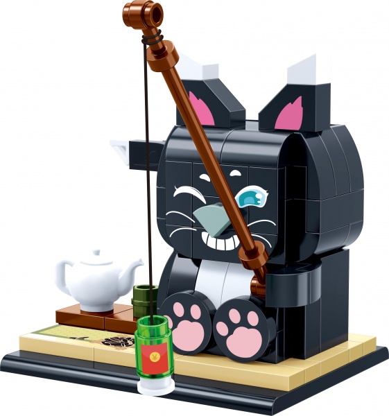 Конструктор BanBao Q-Playmate Кот-рыбак ET801-1 ET801-1