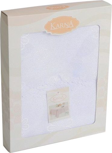 Скатерть Karna Dertsiz d160 белый Saffran 