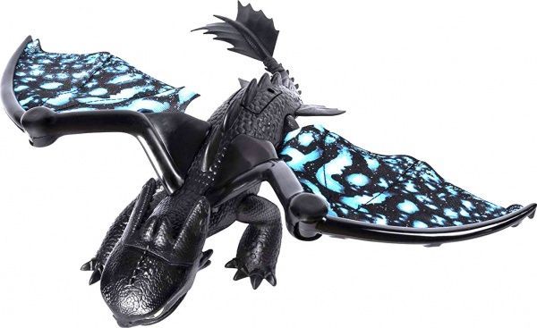 Игрушка Spin Master Как приручить дракона 3: фигурка делюкс дракона Беззубик со световыми и звуковыми эффектами 