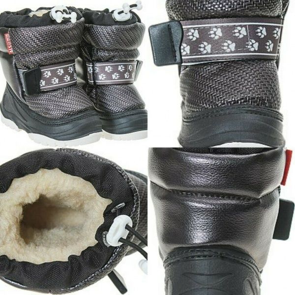 Чоботи Alisa Line Sparkli р.22 чорний 