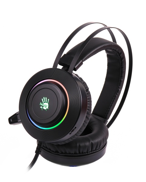 Навушники A4Tech (G521 Bloody (Black)) Hi Fi, 7.1 підсвічування 7 кольорів, USB 