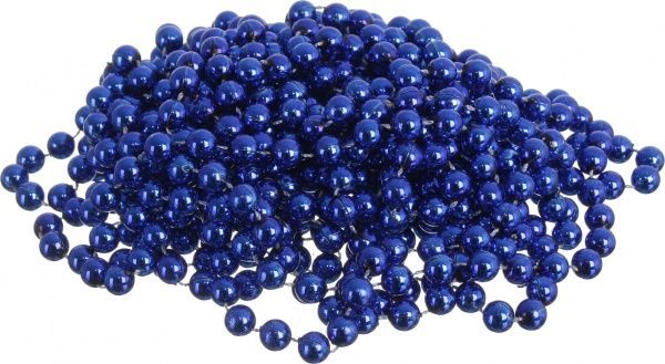 Декорация новогодняя Бусы синие 1х800 см