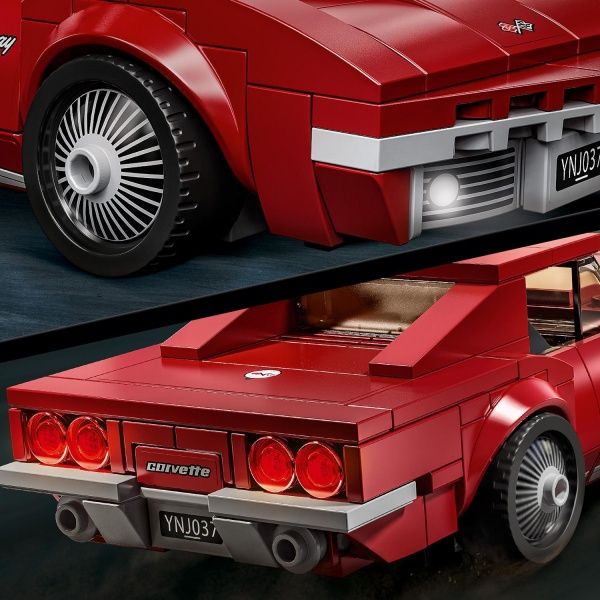 Конструктор LEGO Speed Champions Chevrolet Corvette C8.R Race Car and 1968 Chevrolet Corvette 76903