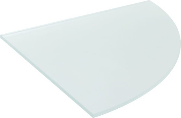 Полка стеклянная радиусная 350x350 мм прозрачный 