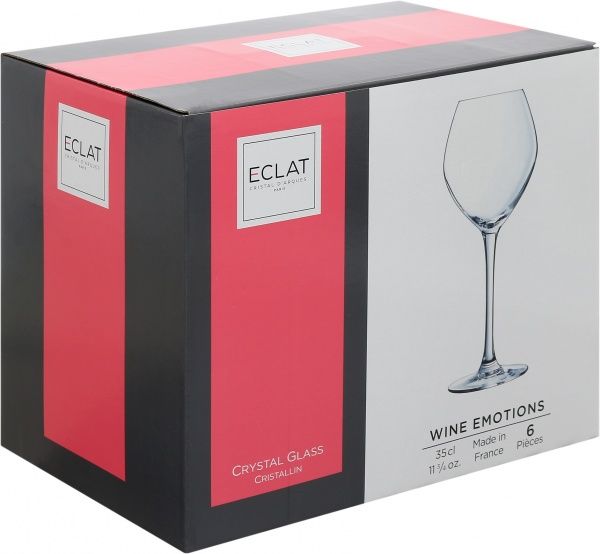 Набор бокалов для белого вина Wine Emotion 350 мл 6 шт. L7588 Eclat