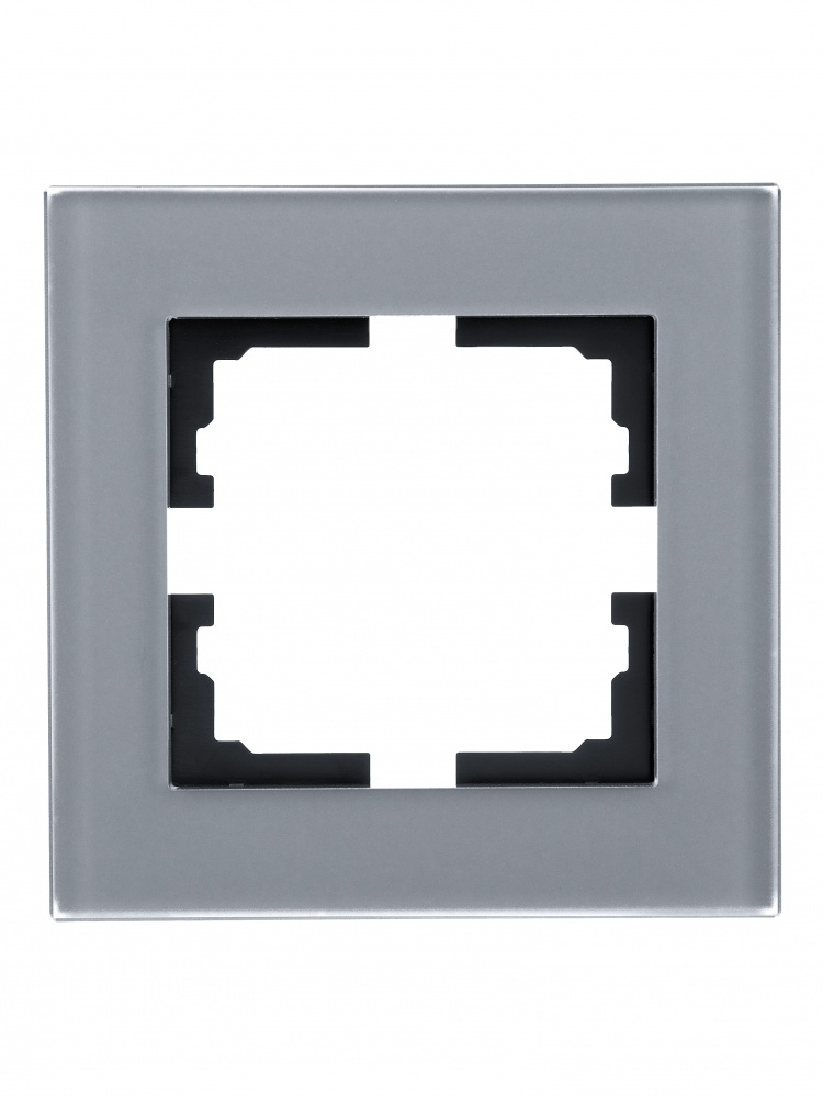 Рамка одномісна Lezard Vesna горизонтальна асфальт 742-M6980-146