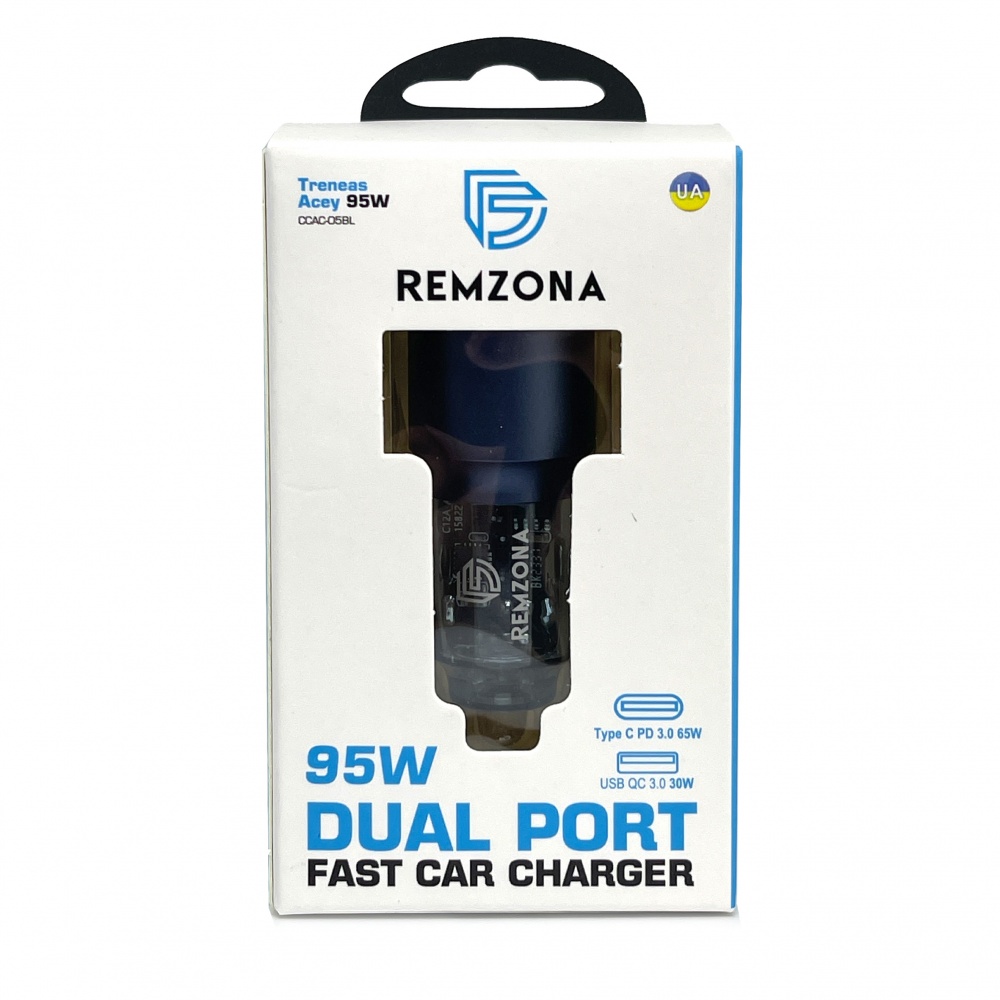 Автомобильное зарядное устройство Remzona Treneas Acey 95W CCAC-05B