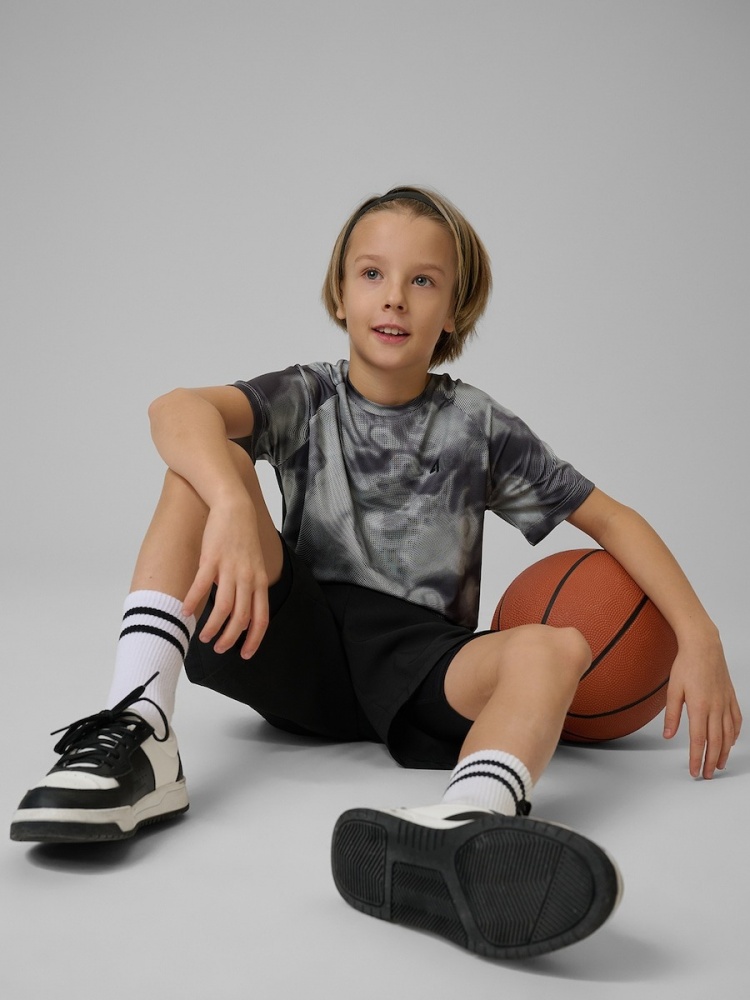 Футболка 4F 4FJWSS26TFTSM1971-25A р.134 серый