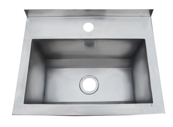 Рукомойник производственный навесной ХАССП Tehma 400x300x300 мм нержавеющая сталь