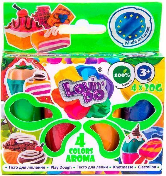 Тісто для ліплення Асорті 4 кольори 41032