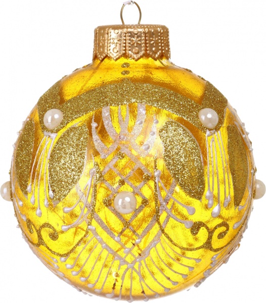 Куля новорічна Декор-престиж d 100 мм в асортименті