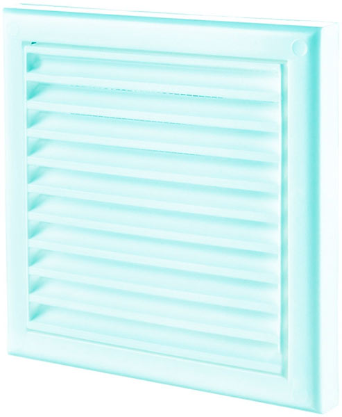 Решетка Домовент ДВ 150с пластик голубой 