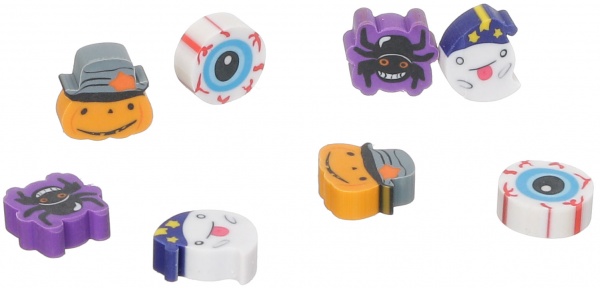 Набір гумок Hallowen 8 шт.