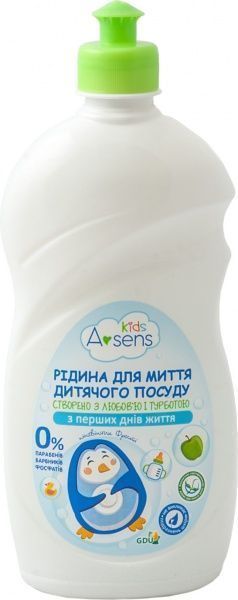 Средство для ручного мытья посуды Asens Kids Яблоко 0,5л