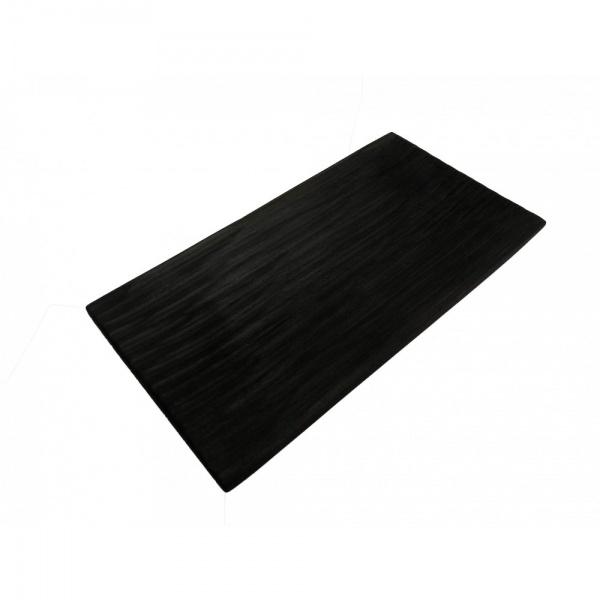 Дошка сервірувальна рельєфна 30х16 см чорна Tarkus