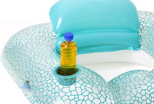 Круг надувной Bestway с подголовником 102х94 см (43097)