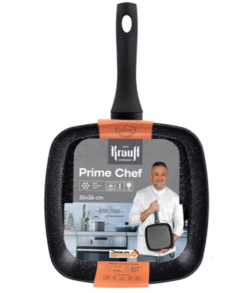 Сковорода-гриль Krauff Prime Chef 26x26 см 25-45-212