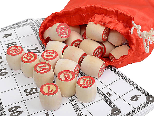 Гра настільна Strateg Лото Сімейне з дерев'яними бочонками