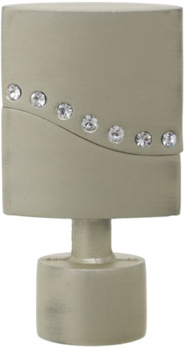 Наконечник Gardinia Kira Флет d19 мм шампань 2 шт. 