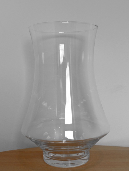 Ваза скляна прозора H310D210 31 см 