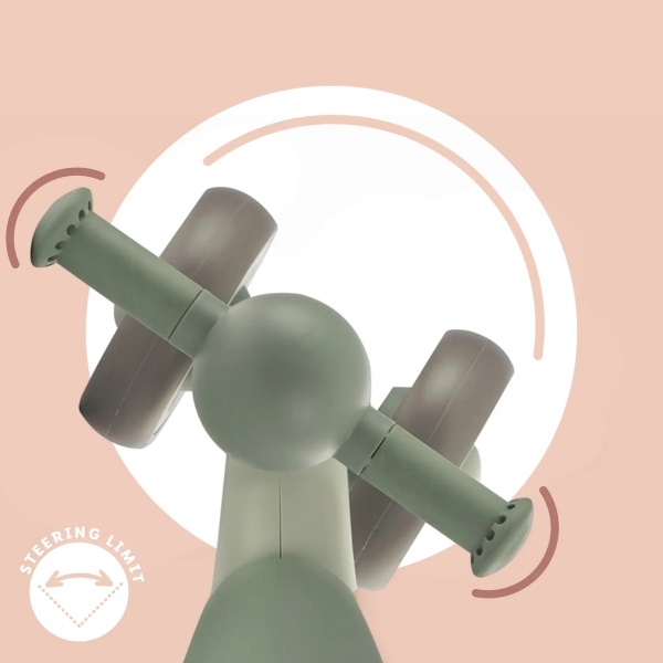 Біговел Kinderkraft Minibi Leaf Green зелений із сірим KRMIBI00GRE0000