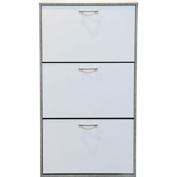 Тумба для обуви Дачице 2 300x700x1270 мм бетон/нимфея альба