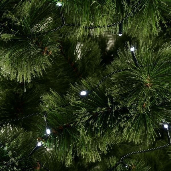 Электрогирлянда линейная внешняя встроенный светодиод (LED) 500 ламп 35м белая 